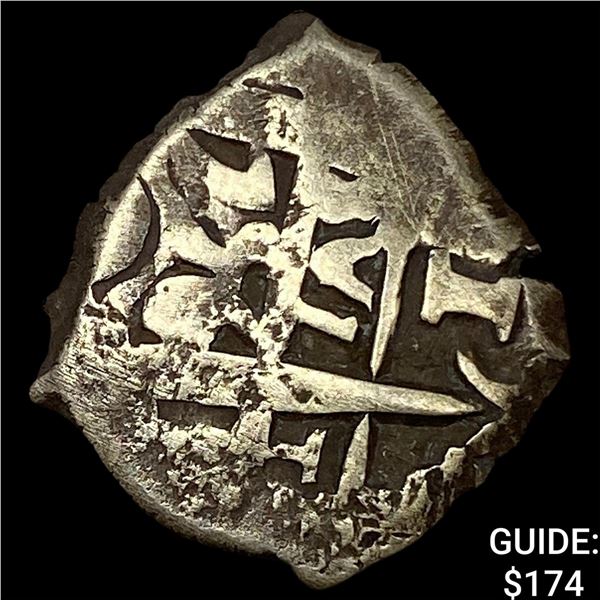 1500s-1600s Spanish Colonial Silver Cob NEARLY UNCIRCULATED