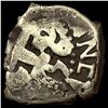 Image 2 : 1500s-1600s Spanish Colonial Silver Cob NEARLY UNCIRCULATED