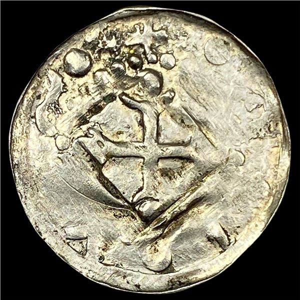 1250-1300 Schwabisch Hall Silver Hand Heller CLOSELY UNCIRCULATED