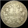 Image 2 : 1875-H Germany Silver 1 Reichsmark NEARLY UNCIRCULATED