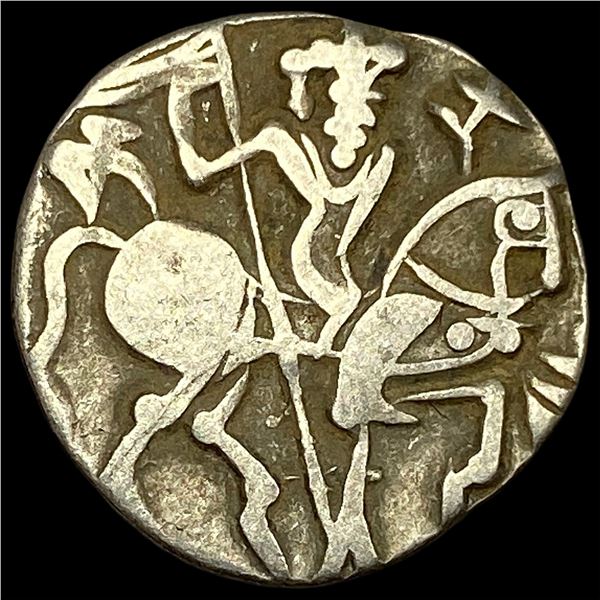India Rajput 700-1000 Silver Jital NEARLY UNCIRCULATED