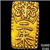 Image 1 : 1832-1858 Japan Gold 2 Shu .052oz CLOSELY UNCIRCULATED