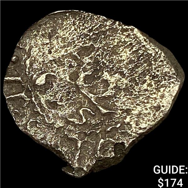 1500s-1600s Spanish Colonial Silver Cob NEARLY UNCIRCULATED