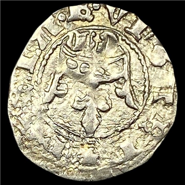 1386-1395 Hungary Silver Denar CLOSELY UNCIRCULATED
