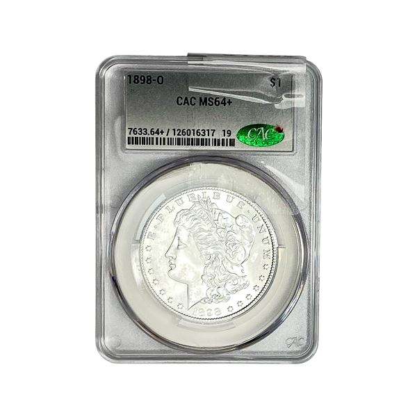 1898-O Morgan Silver Dollar CAC MS64+