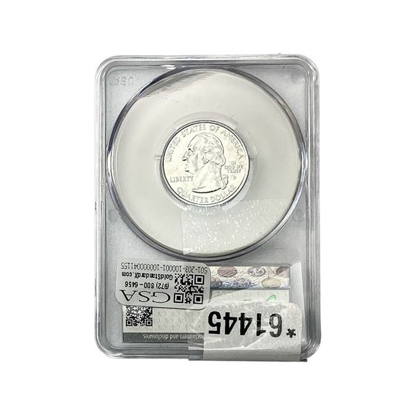 2008-D 25C Sample Oklahoma CAC ChoiceBU
