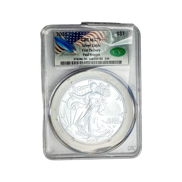 2025 Silver Eagle CAC MS70
