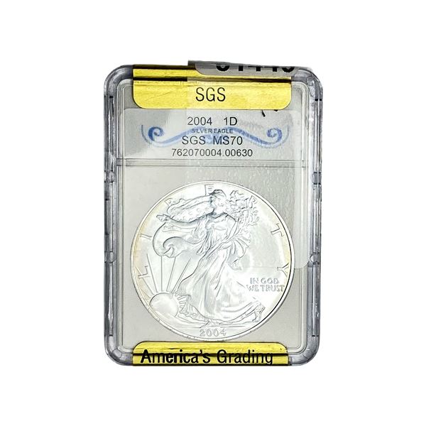 2004 Silver Eagle SGS MS70