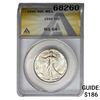 Image 1 : 1946 Walking Liberty Half Dollar ANACS MS64