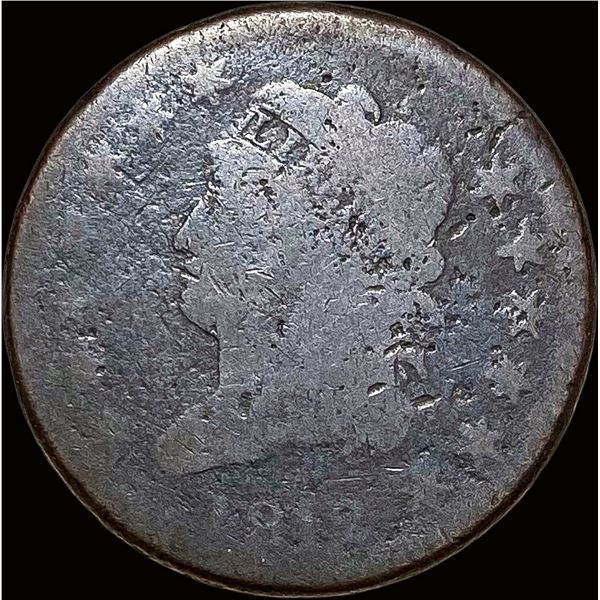 1812 Coronet Head Large Cent NICELY CIRCULATED