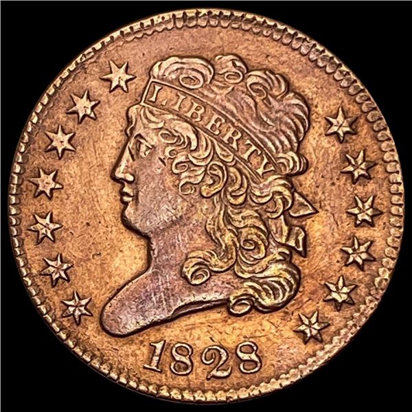 1828 Classic Head Half Cent UNCIRCULATED