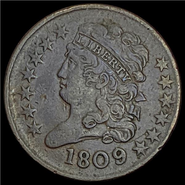 1809 Classic Head Half Cent CLOSELY UNCIRCULATED