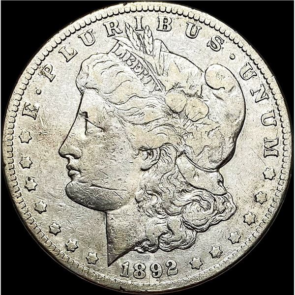1892-CC Morgan Silver Dollar LIGHTLY CIRCULATED