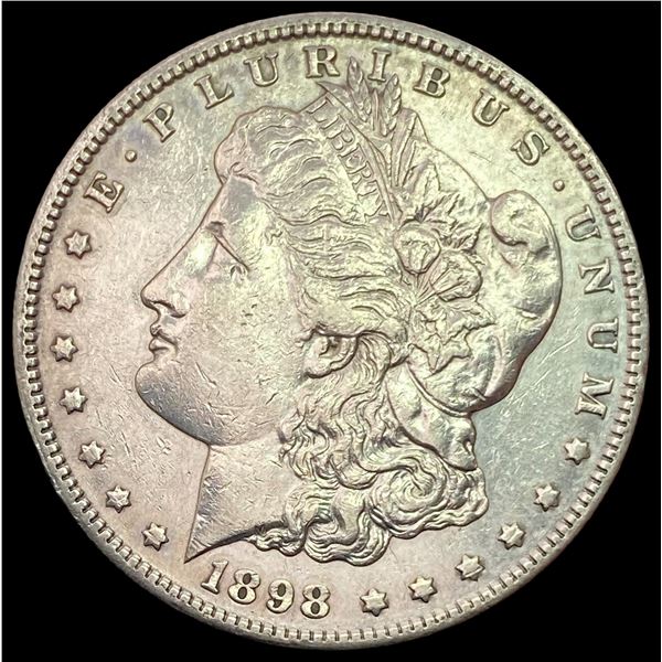 1898 Morgan Silver Dollar ABOUT UNCIRCULATED