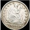 Image 1 : 1853 A+R Seated Liberty Quarter NEARLY UNCIRCULATED