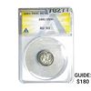 Image 1 : 1881 Nickel Three Cent ANACS AU50 CN3C