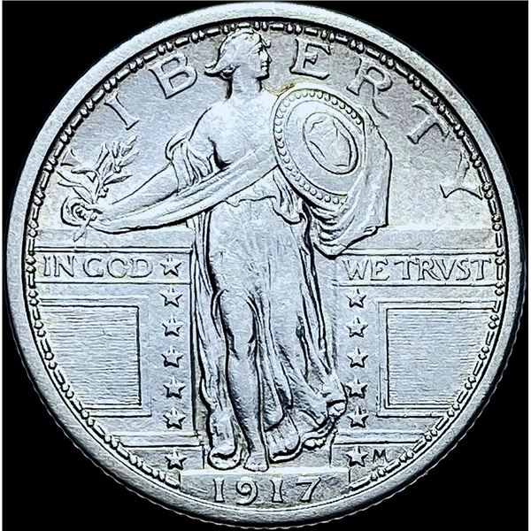 1917 Standing Liberty Quarter CHOICE AU