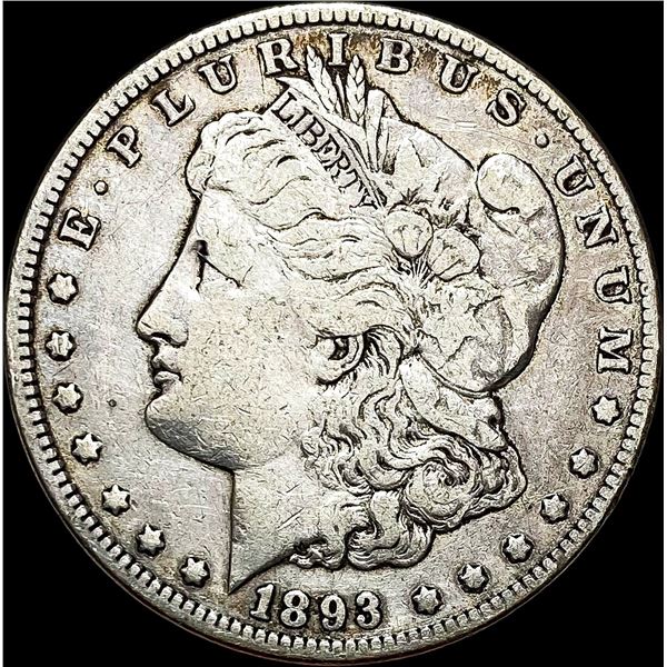 1893 Morgan Silver Dollar LIGHTLY CIRCULATED