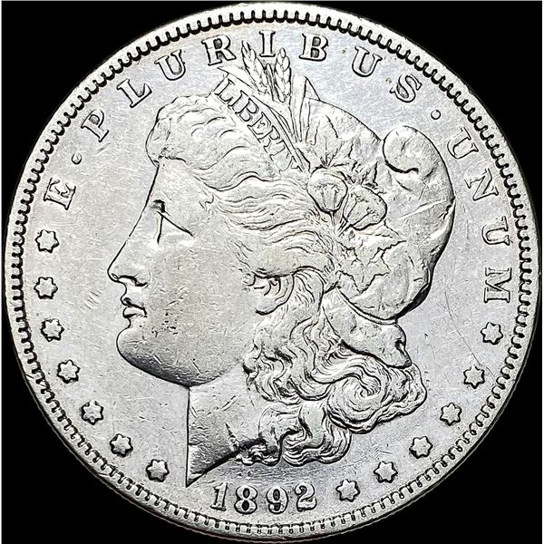 1892-S Silver Morgan Dollar NEARLY UNCIRCULATED