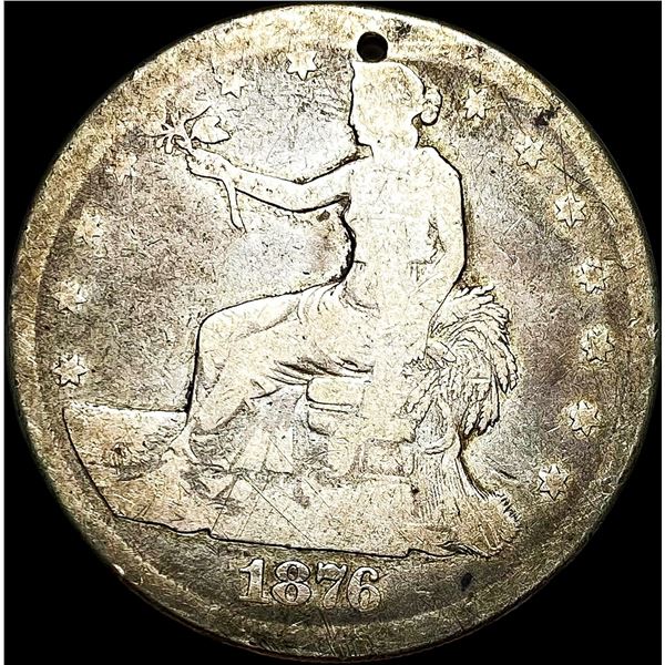 1876-S Silver Trade Dollar NICELY CIRCULATED