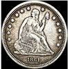 Image 1 : 1861 Seated Liberty Quarter NEARLY UNCIRCULATED