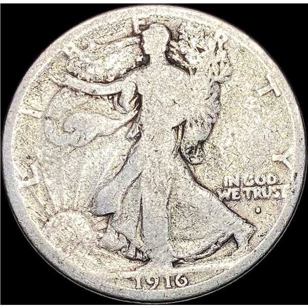 1916 Walking Liberty Half Dollar NICELY CIRCULATED