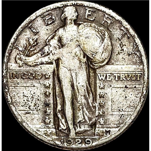 1929 Standing Liberty Quarter LIGHTLY CIRCULATED