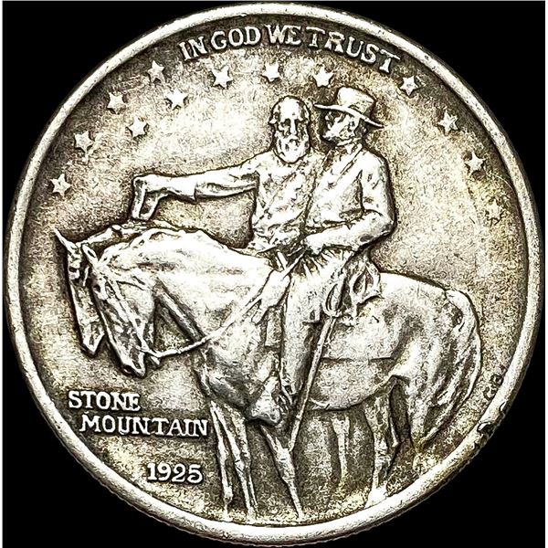 1925 Stone Mountain Half Dollar NEARLY UNCIRCULATED