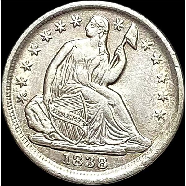 1838 Seated Liberty Half Dime UNCIRCULATED