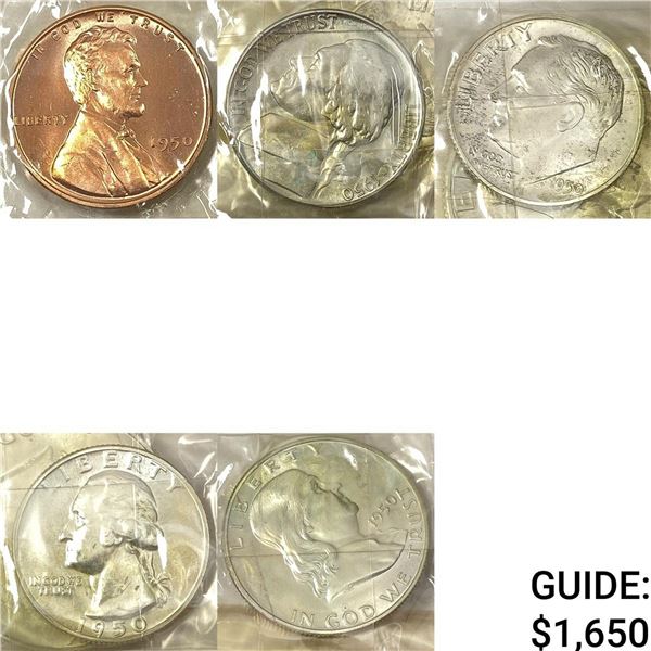 [5] 1950 US Proof Coin Set