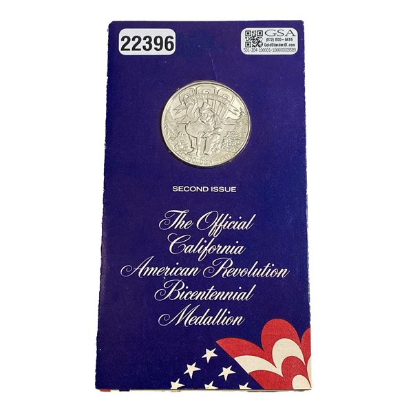 1974 Cali. American Revolution Bicenten. Medallion