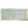 Image 2 : 1864 $100 Confederate States of America