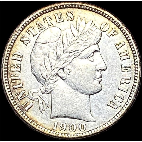 1900-S Silver Barber Dime  CLOSELY UNCIRCULATED