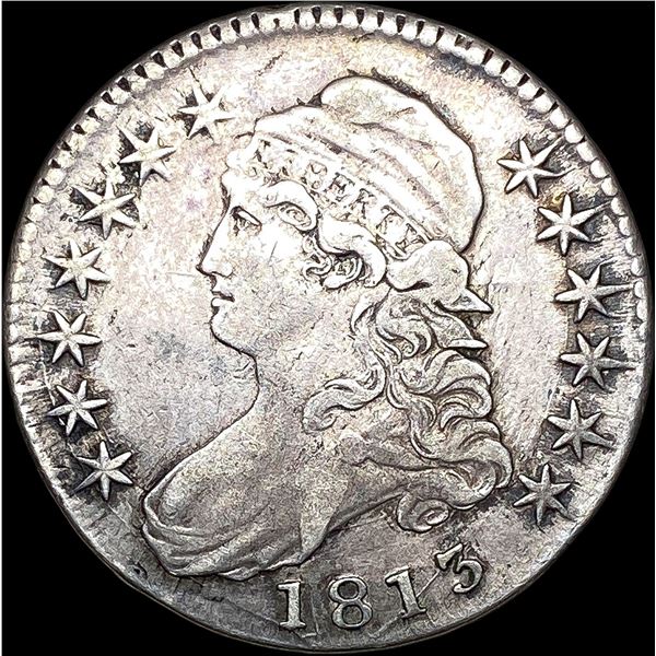 1813 Capped Bust Half Dollar  CLOSELY UNCIRCULATED