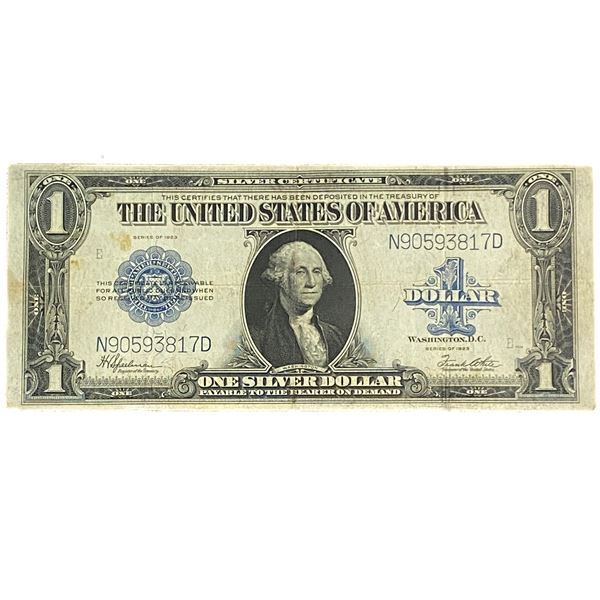 1923 $1 Sliver Certificate, Blue Seal