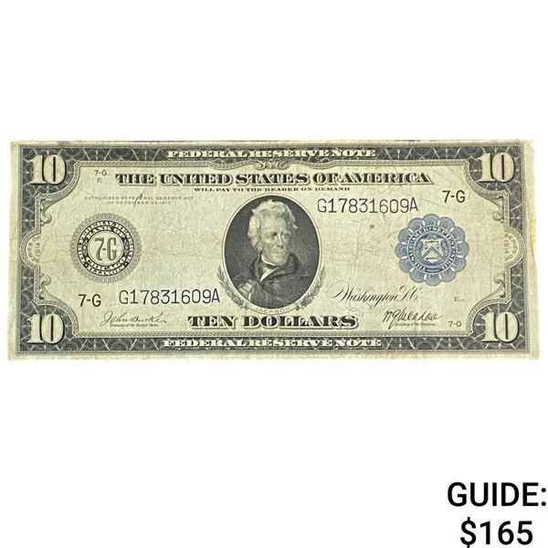 1914 $10 Federal Reserve Bank Of New York