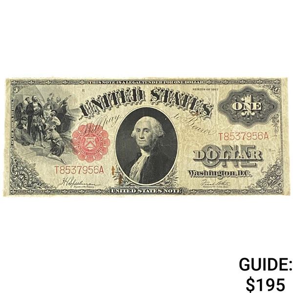 1917 $1 Red Seal, Washington, D.C.