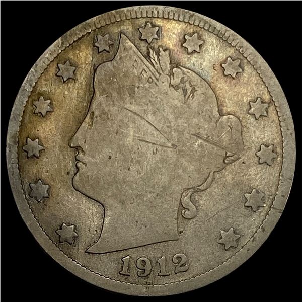 1912-S Liberty Head Nickel  NICELY CIRCULATED