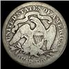 Image 2 : 1877-CC Seated Liberty Quarter NICELY CIRCULATED