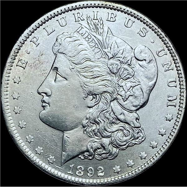 1892 Silver Morgan Dollar  CHOICE AU