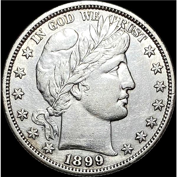 1899 Silver Barber Half Dollar CLOSELY UNCIRCULATED
