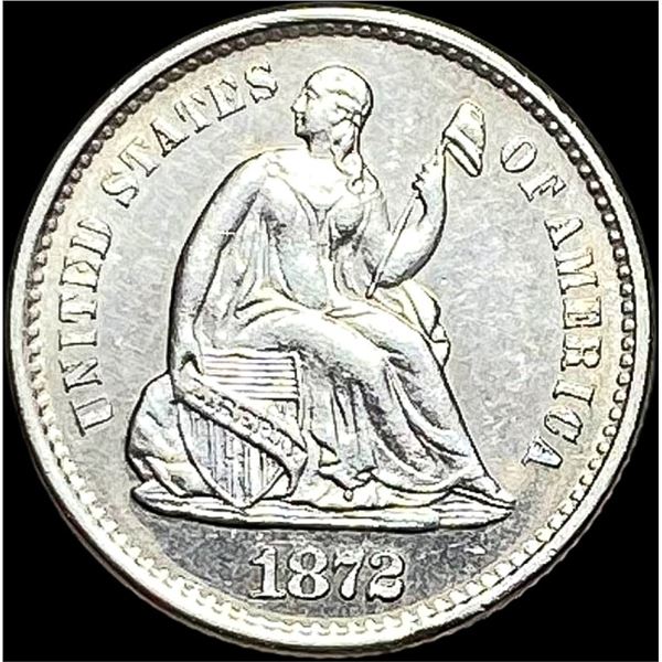 1872-S Seated Liberty Half Dime  UNCIRCULATED