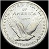 Image 2 : 1917 Type 1 Standing Liberty Quarter  LIGHTLY CIRCULATED
