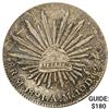 Image 1 : 1891Mo AM Mexico Silver 8 Reales NEARLY UNCIRCULATED