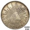 Image 1 : 1908Mo AM Mexico Silver Peso CHOICE AU