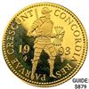 Image 1 : 1993 Netherlands .1104oz Gold Ducat GEM PROOF