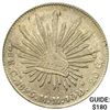 Image 1 : 1895Ca MM Mexico Silver 8 Reales CLOSELY UNCIRCULATED
