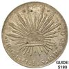 Image 1 : 1891Ga JS Mexico Silver 8 Reales NEARLY UNCIRCULATED