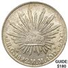 Image 1 : 1892Ca MM Mexico Silver 8 Reales CLOSELY UNCIRCULATED