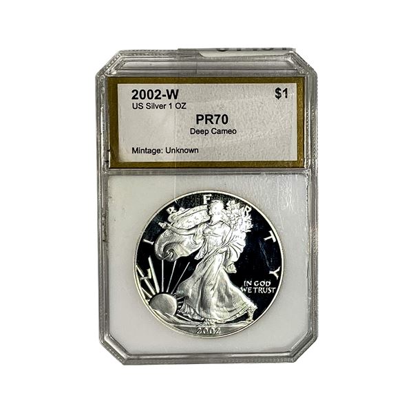 2002-W Silver Eagle PCI PR70 Deep Cameo